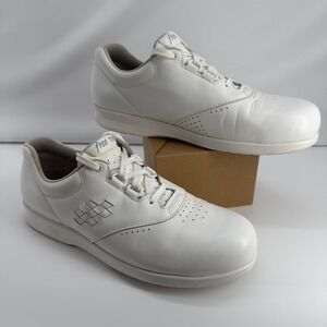 SAS Free Time Womens 11 M White Leather Walking Shoes Sneakers Comfort USA Made